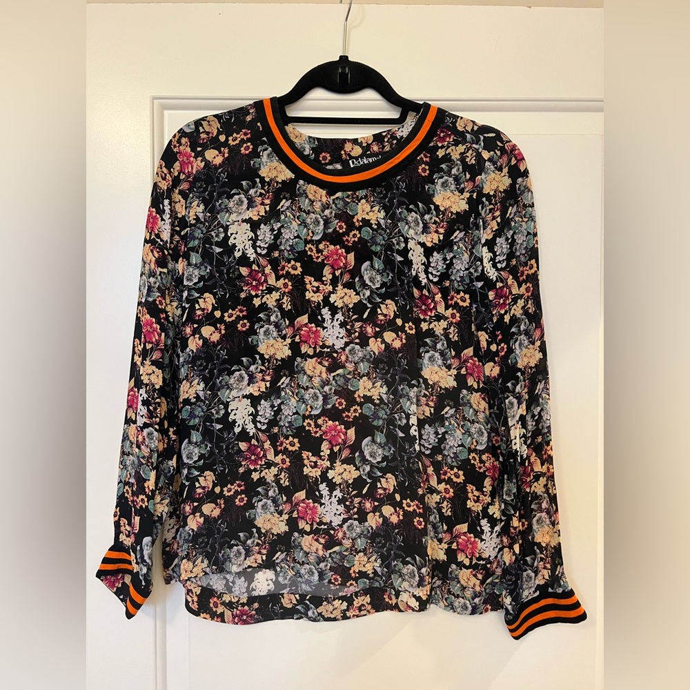 Anthropologie floral blouse